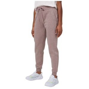Lululemon Jogger Heathered Purple Violet Verbena Light Cotton Terry Size 10